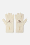 Knit Windowed Running Gloves, Linen