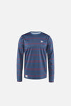 Lightweight Long Sleeve Graphic Tee, Micro Stripes