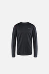 Merino Long Sleeve Tee, Dark Melange