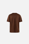 Short Sleeve Boxy Training Tee, Espresso Flame