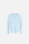 Long Sleeve Boxy Training Tee, Frost
