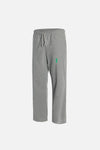 Fleece Track Pants, Melange Grey