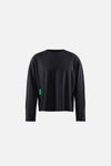 Waffle Long Sleeve, Black