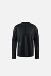 Quarter Zip Training Long Sleeve, Black