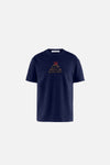 California Cotton Tee, Mountains Vintage Navy