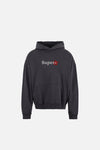 California Cotton Hoodie, Super Star Vintage Black