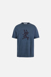California Cotton Tee, Runners Warm Blue