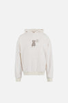 California Cotton Hoodie, Teddy Vintage White