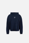 California Cotton Hoodie, Log Off Navy
