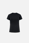 Aloe Short Sleeve Fitted Tee, Black