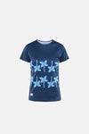 Lightweight Short Sleeve Fitted Graphic Tee, Zephyr