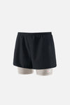 Layered Trail Shorts, Black/Dove