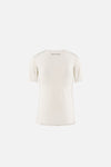 Paneled Short Sleeve Tee, Lunar White
