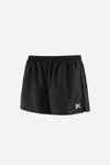 Oversized Shell Shorts, Black