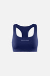 Medium Support Racer-Back Bra, Indigo