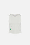 Fitted Muscle Tank, Off White